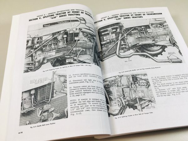 Case 630 Series 631 632 640 641 Tractor Factory Service Repair Shop Manual Book - Image 5