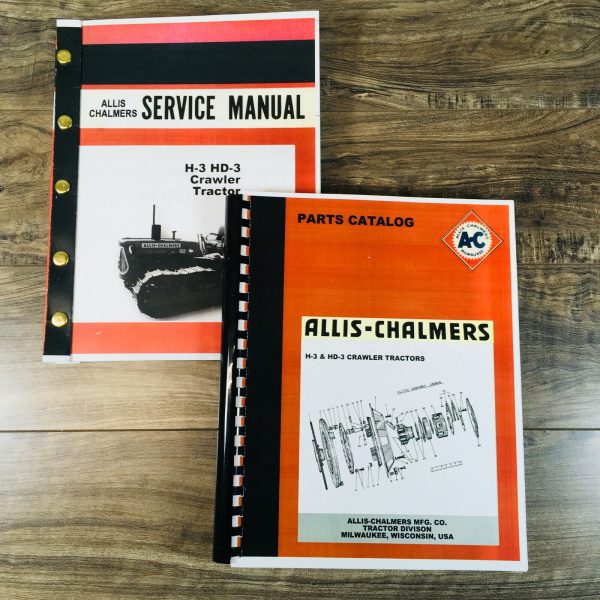 Allis Chalmers H3 H-3 Hd3 Hd-3 Crawler Tractor Service Parts Manual Repair Shop