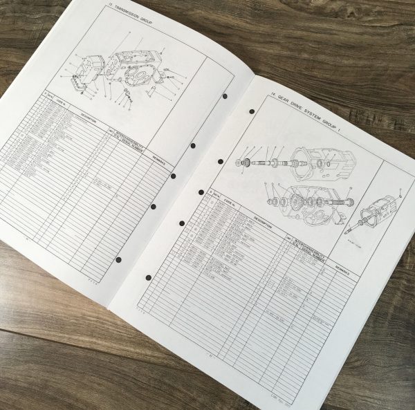 Kubota L285 Tractor Parts Manual Catalog Book Assembly Schematics Exploded Views - Image 9