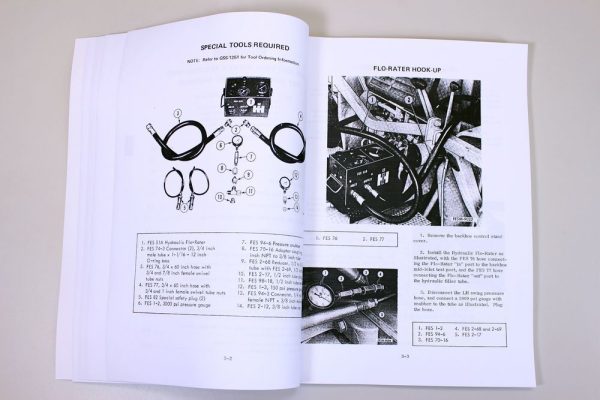 International 3122 Series B 3142 Backhoe Hydraulic Testing Service Manual - Image 7