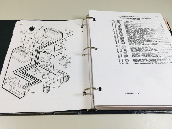 Case 1030 Series 1031 Gp Draft-O-Matic Tractor Service Manual Parts Catalog Set - Image 12