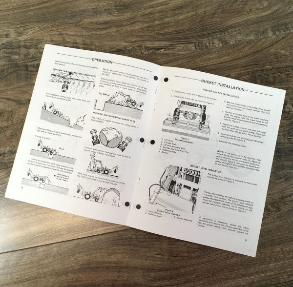 Ford 340 540 Tractor 745 Loader 765 Backhoe Service Parts Operator Manual Set - Image 12