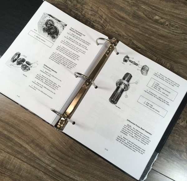 International 1440 Combine Service Parts Operators Manual Set Repair Shop D-436 - Image 7