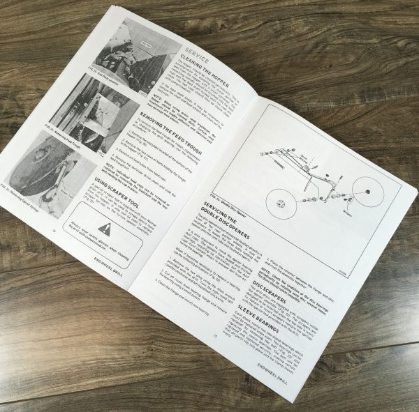 Clark Melroe 222 & 242 End Wheel Drill Operators Manual Owners Book Maintenance - Image 4