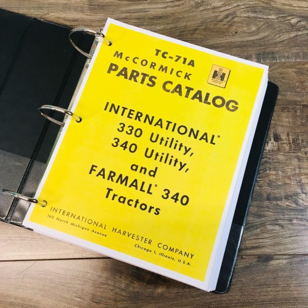 International 340 Tractor Service Parts Operators Manual Set Repair Shop Book IH - Image 2