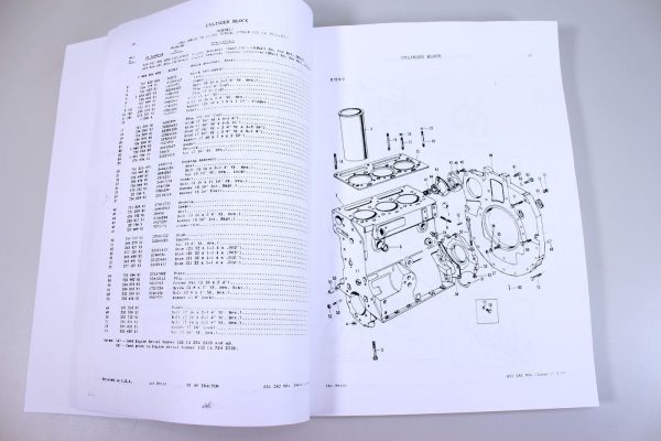 Massey Ferguson Mf 40 Tractor Parts Catalog Manual Book Exploded Views Numbers - Image 6