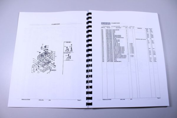 Kubota L185 Tractor Parts Assembly Manual Catalog Exploded Views Numbers L185F - Image 4