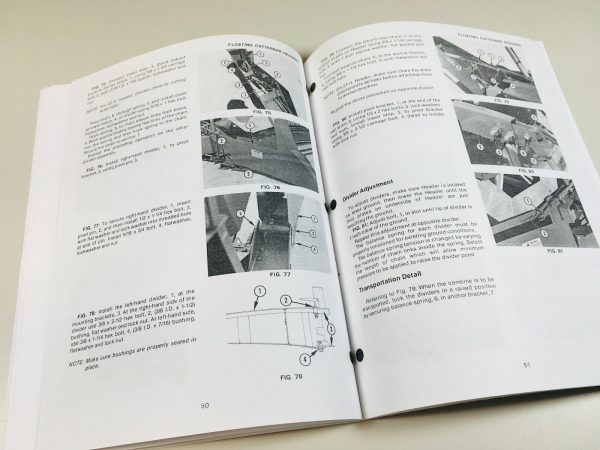 Massey Ferguson Mf 9000 Series Grain Rice Header Owners Operators Manual - Image 5