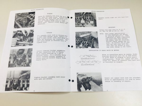 Jacobs Engine Brake Model #71 Instruction Manual Detroit Engine 4-71 6-71 6V-71 - Image 3
