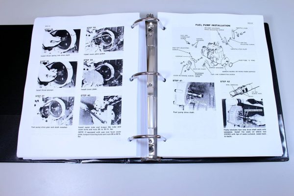 Case 1835B Uni-Loader Service Manual Technical Repair Shop Book Overhaul Binder - Image 9