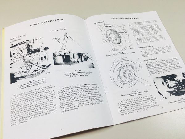Ih International 430 440 Baler Service Operators Owner Adjustment Manual Knotter - Image 4