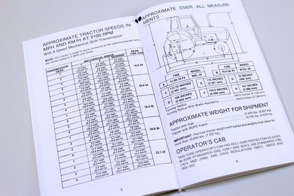 J I Case 2290 Tractor Operators Owners Manual Book Maintenance - Image 6