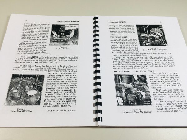 Fordson Major Tractor Operators Owners Instructions Manual Maintenance - Image 7