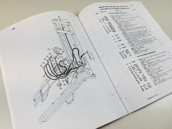 Case Ck 584 585 586 Forklift Shuttle Service Repair Shop Manual Parts Catalog - Image 12