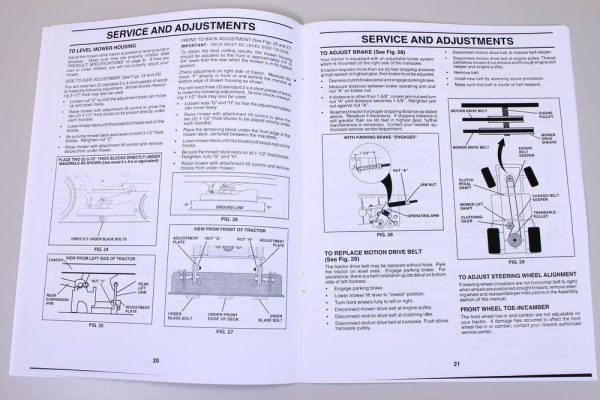 Craftsman 917.252550 Lawn Mower Garden Tractor Owners Operators Parts Manual - Image 4