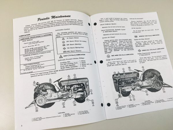 Massey Ferguson Mf 35 Special 35 Deluxe Tractor Owners Operators Manual - Image 3