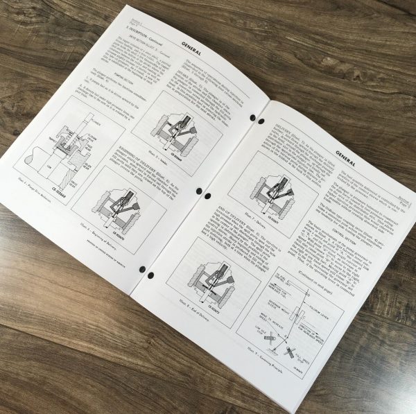 International D436 DT436 D466 DT466 Engine Service Manual Set Repair Shop Book - Image 11