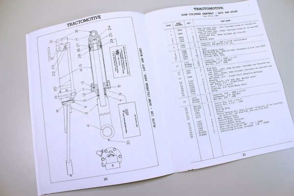 Tractomotive Ts-5 Tracto Shovel Allis Chalmers Parts & Instruction Manual Book - Image 5