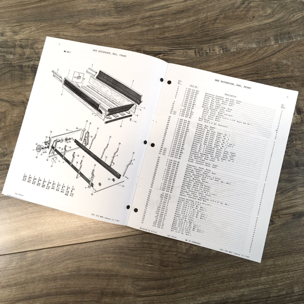 Massey Ferguson 20 Spreader Parts Manual Catalog Book Assembly Schematics - Image 4