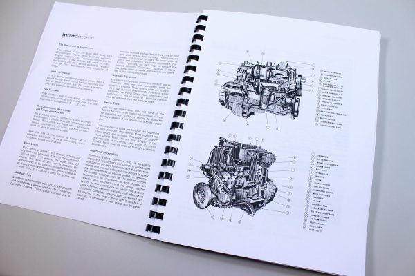 International H-100C Pay Loader Service 2 Manual Set Repair Shop Cummins Nt855C - Image 11