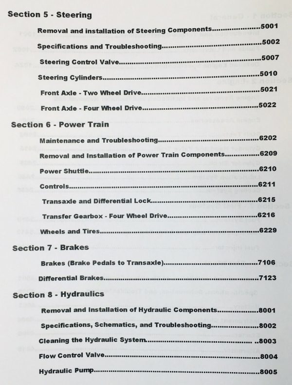 Case 480F 480F Ll Loader Backhoe Tractor Service Manual Parts Catalog Set Shop - Image 3