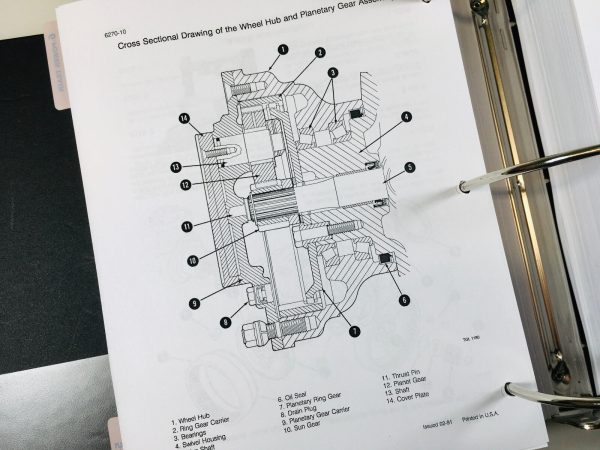 Case 1896 2096 Tractor Service Repair Manual Technical Shop Book Overhaul - Image 9