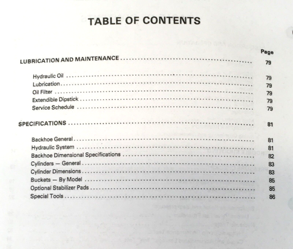 Ford 340A 540A Tractor 745 Loader 765 Backhoe Service Parts Operator Manual Set - Image 7