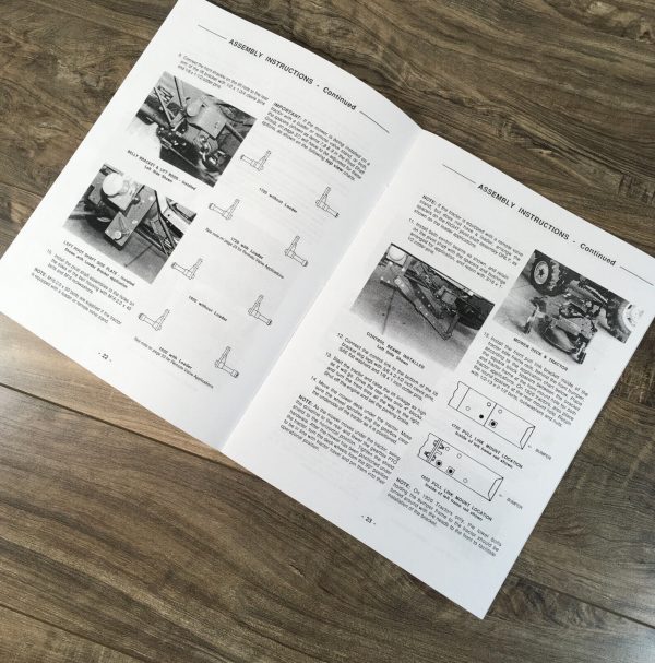 Ford 914 72'' Rotary Mower Deck Operators Manual Owners 1720 1920 Tractors - Image 5