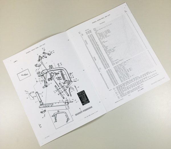 Massey Ferguson 42 Rear Mounted Mower Parts Operators Manual Set Owner - Image 7