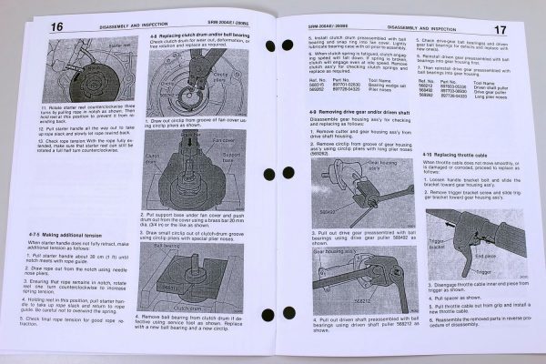 Echo Srm 200Ae 200Be Trimmer Brush Cutter Service Repair Shop Manual Technical - Image 6