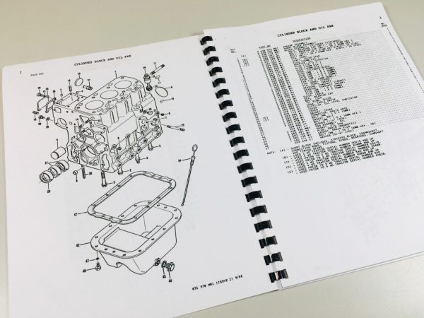 Massey Ferguson MF 1035 Tractor Service Parts Operators Manual Repair Shop Set - Image 12