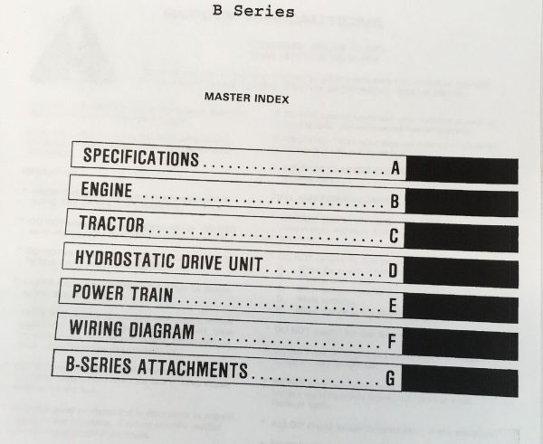 Allis Chalmers B210 B212 HB212 Lawn Tractor Service Manual Parts Repair Shop AC - Image 3