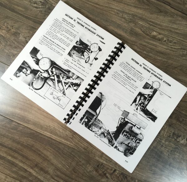 Case 300B 400B Tractors Service Manual Parts Catalog Set Pin 6095009 & After - Image 7