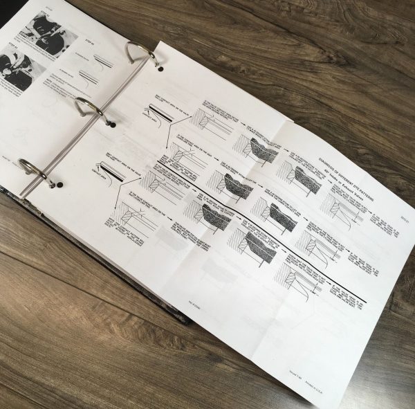 Case 880C Excavator Service Manual Parts Catalog Operators Owners Repair Set - Image 8