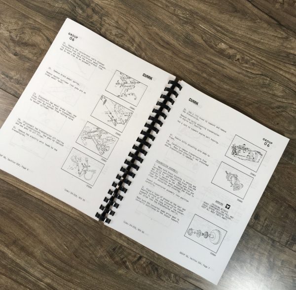 Clark C500 60/S100 (D) C500 Y 60/100 (D) Forklift Service Manual Repair Oh539 - Image 5