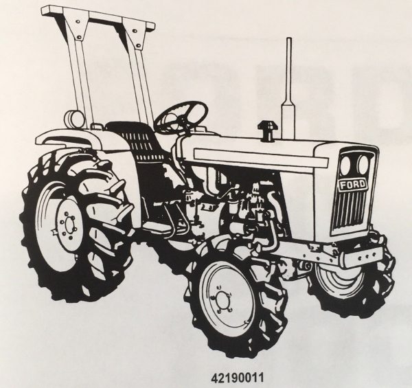 Ford 1900 Tractor Parts Operators Manual Owners Set Catalog Assembly Book - Image 2