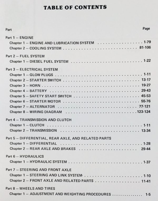 Ford 1100 Tractor Service Operators Parts Manual Set Repair Shop Book Repair - Image 2