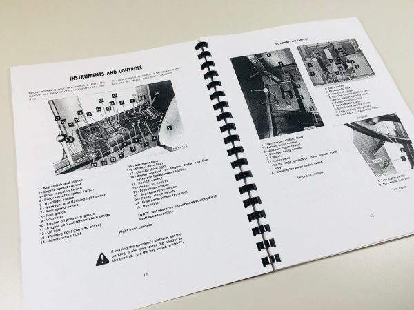International 1440 1460 1480 Combine Operators Owners Maintenance Manual Shop - Image 4