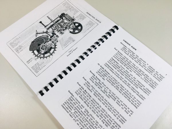 Ford Fordson Super Major Tractor Service Repair Manual Set Shop Technical Book - Image 9
