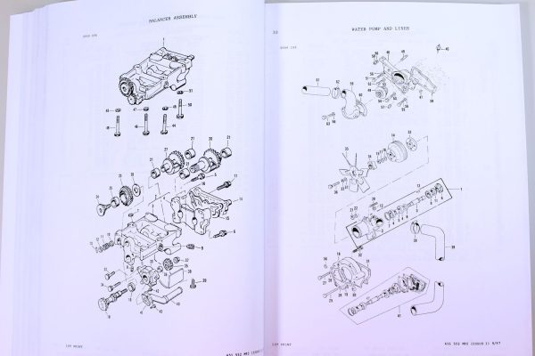 Massey Ferguson 294-4 Tractor Parts Catalog Manual Book Exploded View Assembly - Image 7