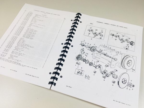 Massey Ferguson Mf 50 Industrial Tractor Parts Catalog Manual Book Exploded View - Image 3