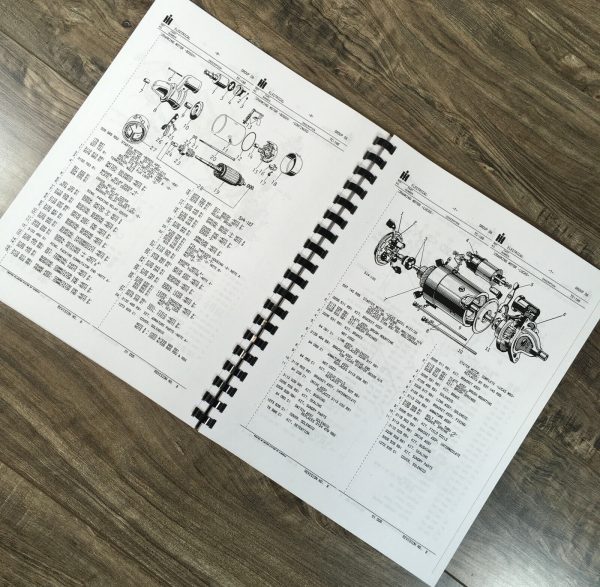 International 484 Diesel Tractor Service Parts Manual Set Repair Shop Catalog - Image 12