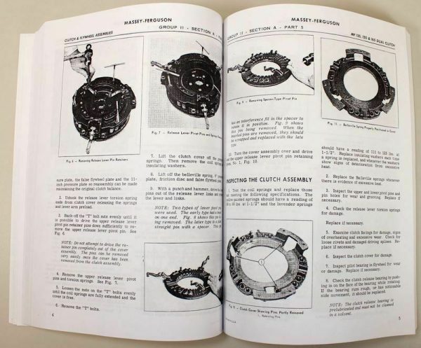 Massey Ferguson 150 Tractor Service Parts Manual Repair Shop Catalog Book Set - Image 9