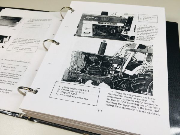 International 766 966 1066 1466 1468 Hydro 100 Tractor Service Manual Shop Book - Image 6