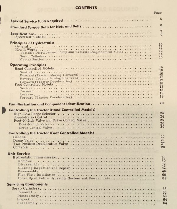 Farmall International Hydrostatic Drive For 86 666 Tractor Service Manual Ih - Image 2