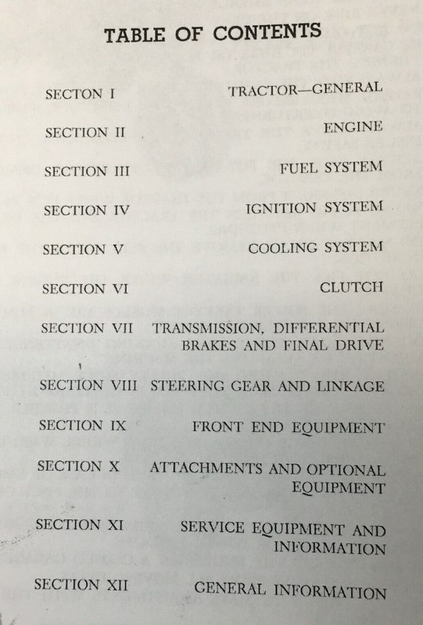 Oliver 70 Tractor Service Manual Repair Shop Technical Workshop Book Overhaul - Image 3