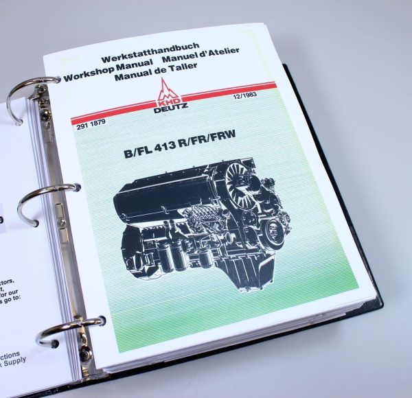 Case 170C Excavator Deutz B/Fl 413R Fr Frw Service Repair Manual Shop Book - Image 6