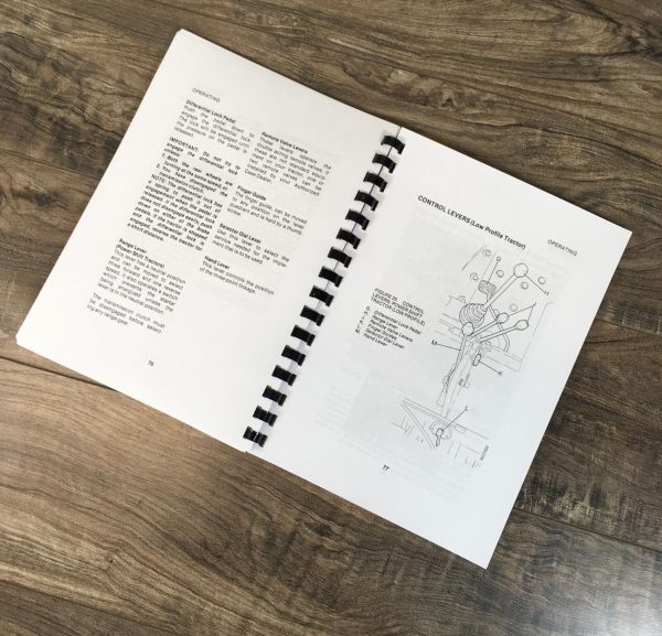 Case 1690 Tractor Manual Parts Catalog Operators Owners Set Book Schematics - Image 12