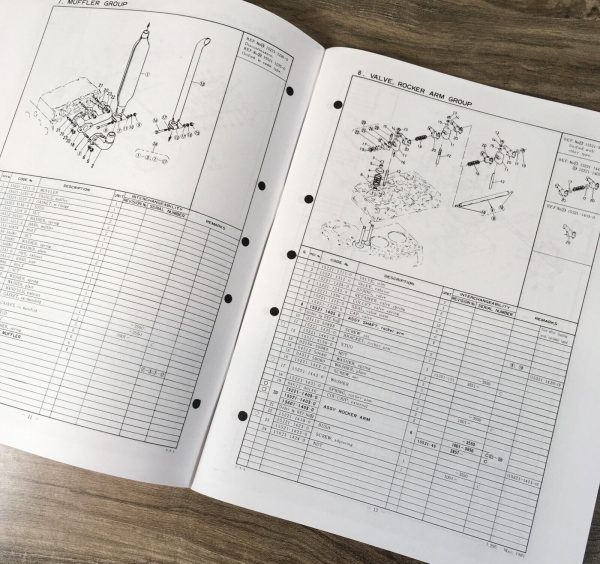 Kubota L295F-P L295Dt-P Tractor Parts Manual Catalog Book Assembly Schematics - Image 5