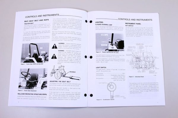 Ford New Holland 1720 Compact Tractor Owners Operators Manual Maintenance Diesel - Image 3